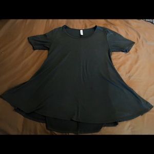SOLID black Lularoe Perfect Tee